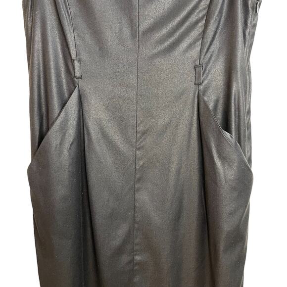 Theory Sleeveless Fitted Wool Blend Sheath Dress - Picture 5 of 8